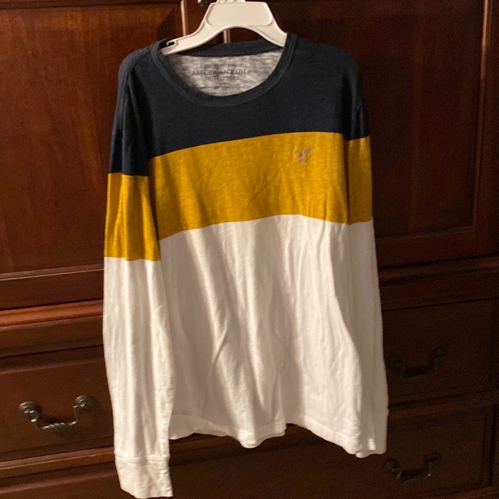 Black, Yellow, White, Long Sleeve